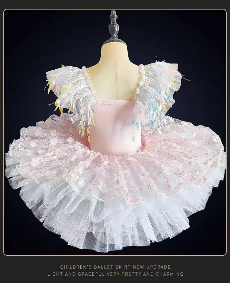 الصيف الأطفال فستان الباليه الأميرة تظهر الرقص توتو ملابس الطفل Vestidos زي الاطفال رداء fille الزي الفتيات فساتين غير رسمية