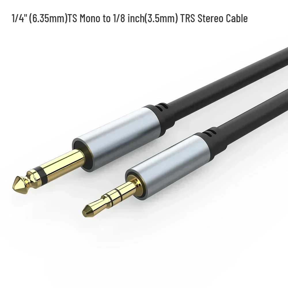 Cavo Aux 3.5mm Maschio-Maschio Intrecciato - 0.5 Metri Per Auto, TV, Cuffie E Smartphone