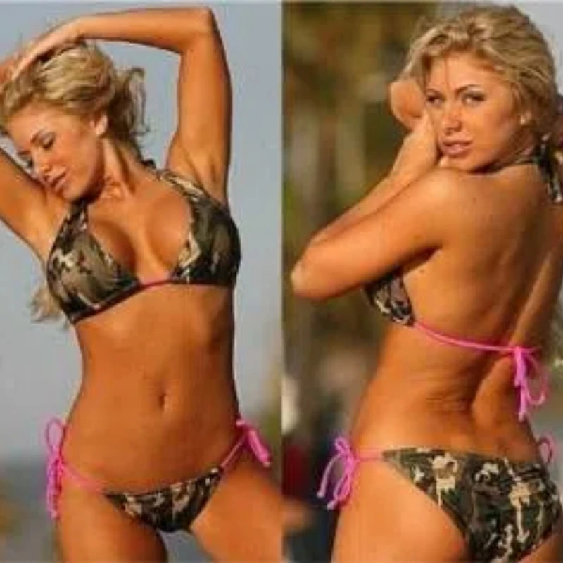 2025 New One-piece Bikini Dress Women's Swimsuit Solid Color Sexy Contrasting Coloring Swimsuit Summer Beachwear Women's