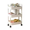 Household Multi-layer Small Cart Storage Rack Floor To Floor Kitchen Bedroom Bathroom Storage Rack Storage Rack With Wheels 2