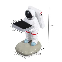 Astronaut-Themed Multifunctional Organizer & Display Stand with Dog Figurine Design (Astronaut)