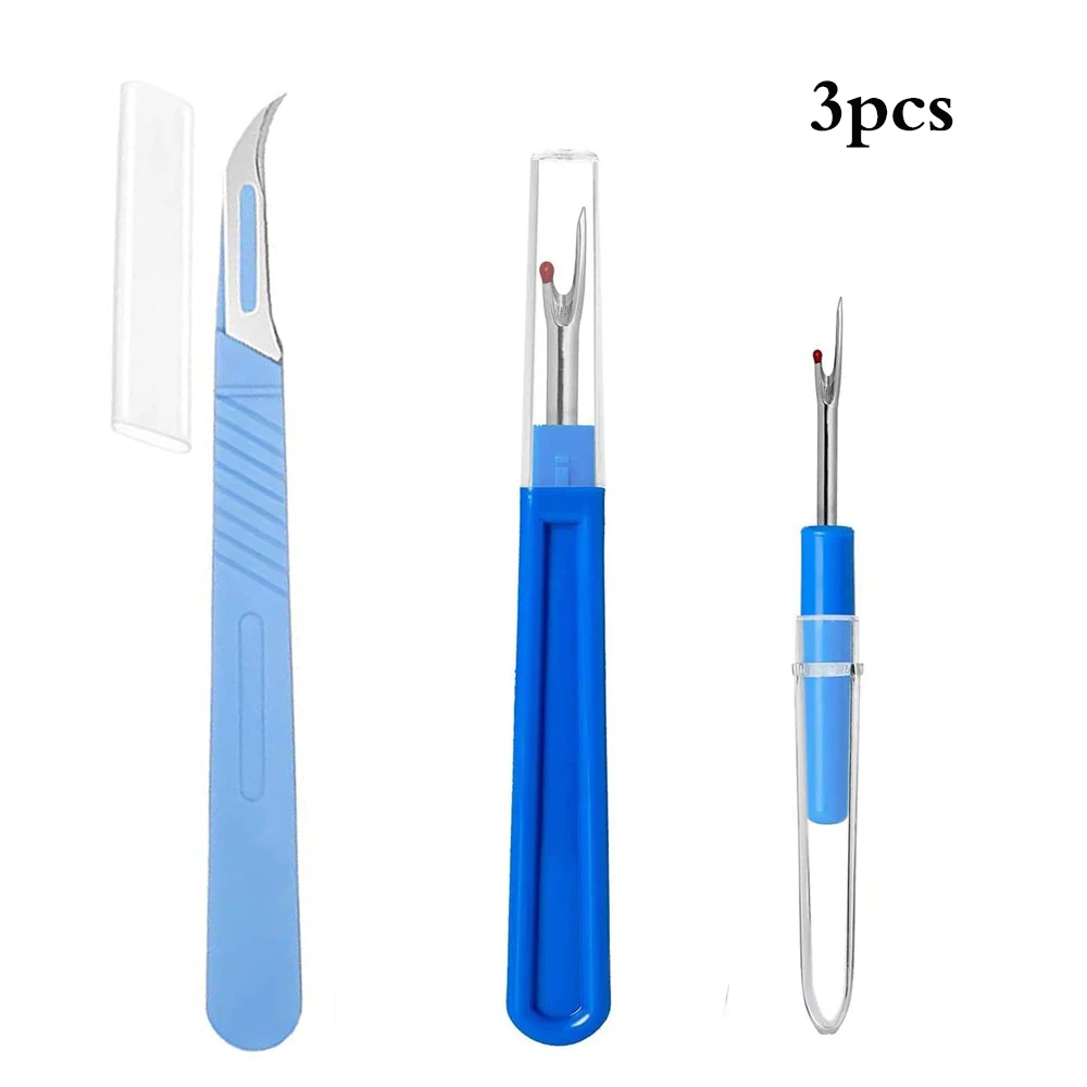 5/3PCS Small and Large Seam Ripper Kits with Stitch Ripper Seam Cutters Thread Remover Tool for Clothes Crafting Embroidery 