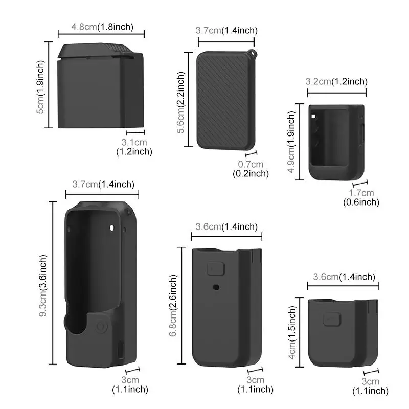 Silicone Protective Case with Lens Head Protector