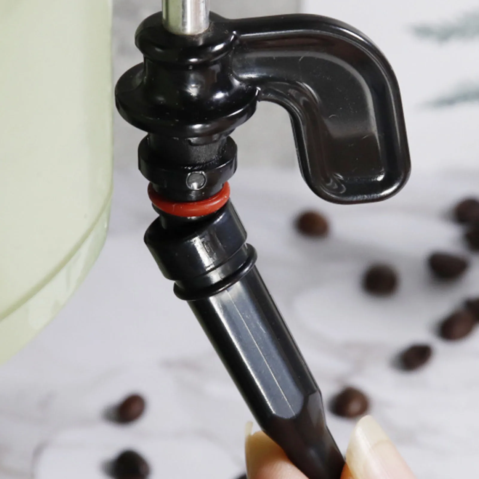 Milk Foam Steam Nozzle High Temperature Resistant Coffee Machine Steam Nozzle Easy To Operate Lightweight Rustproof for Office