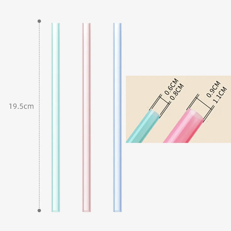 Reusable Swirl Straw Venti Extra Long Colored Straws -  in