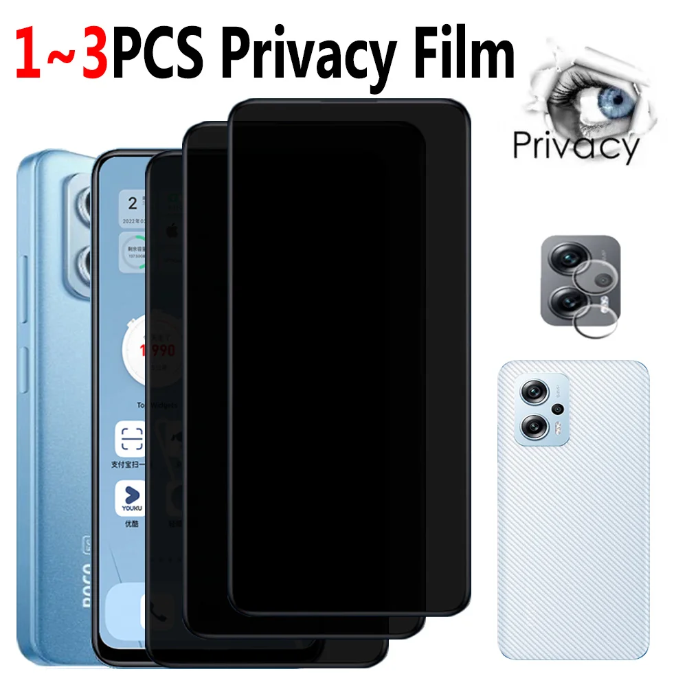 poco f5, x5 pro 9H Glass for poco x4 gt cristal protector poco x3 nfc x4