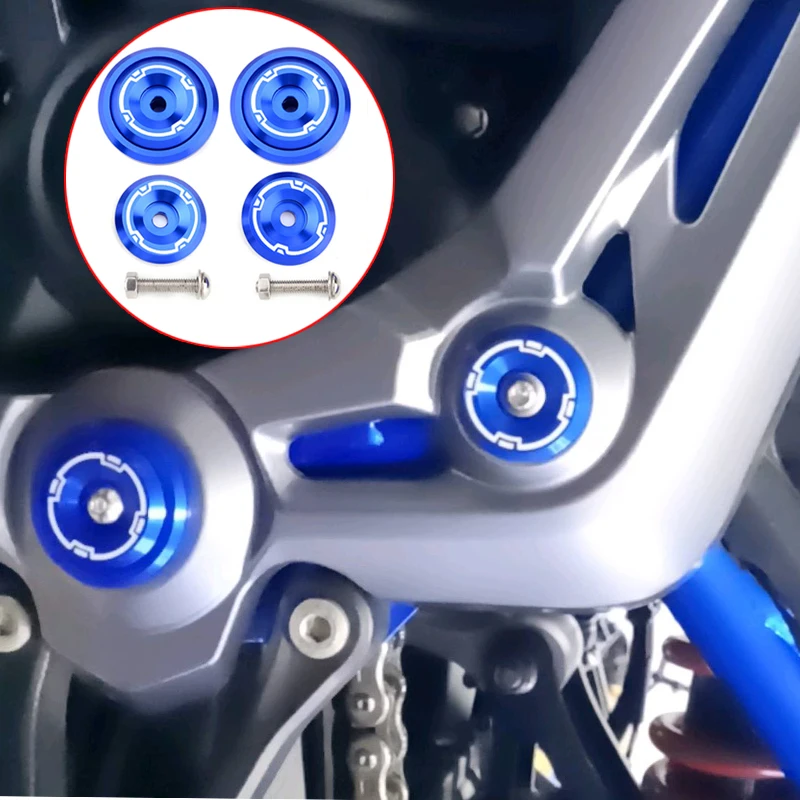 

Motorcycle Frame Hole Cap Cover Plug Bolts Screw Cover For KAWASAKI Z900 2017 2018 2019 With Screws Fairing Guard