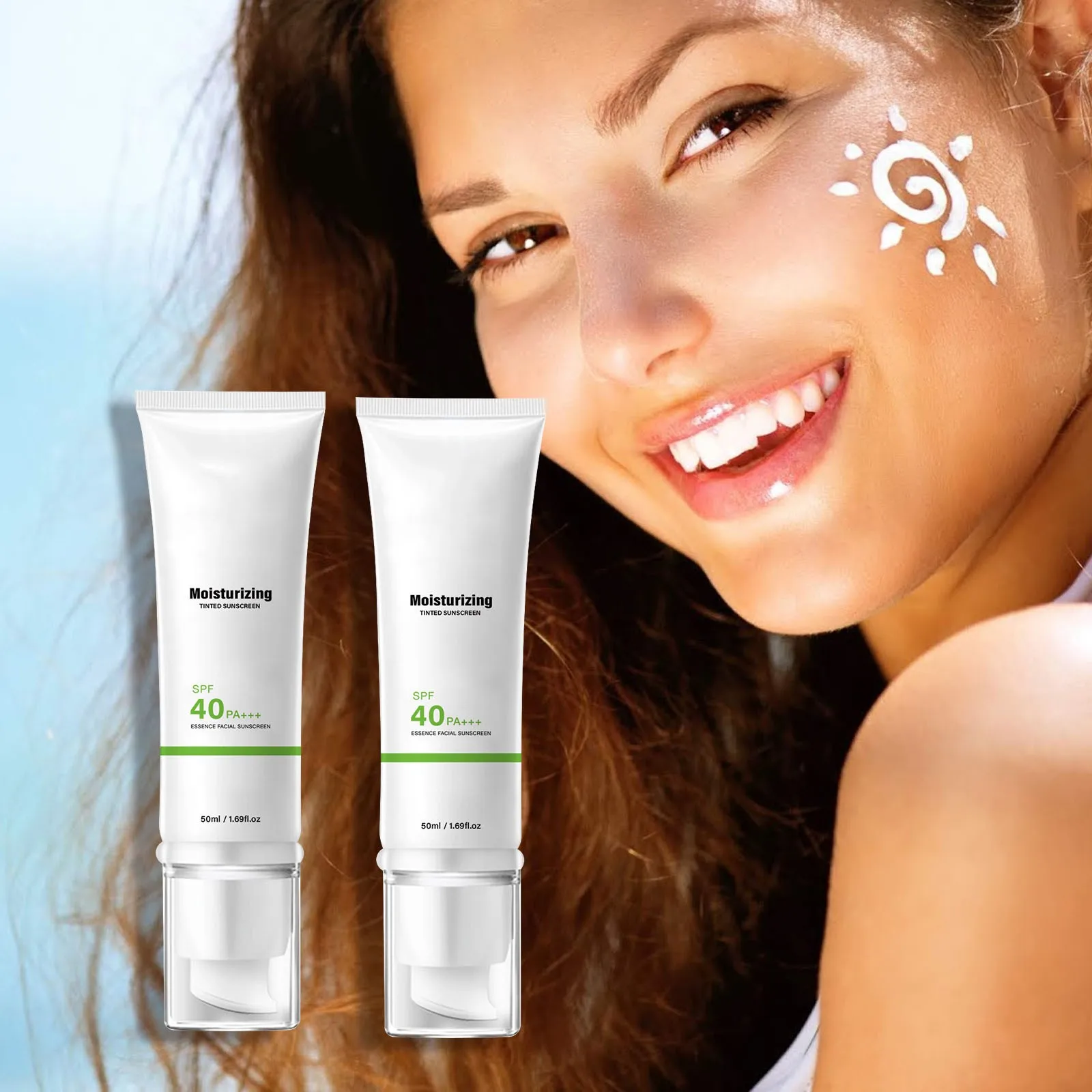 Uv Protection Sunscreen Sunscreen Waterproof Moisturizer Lightweight To Prevent Sunburn Antioxidant