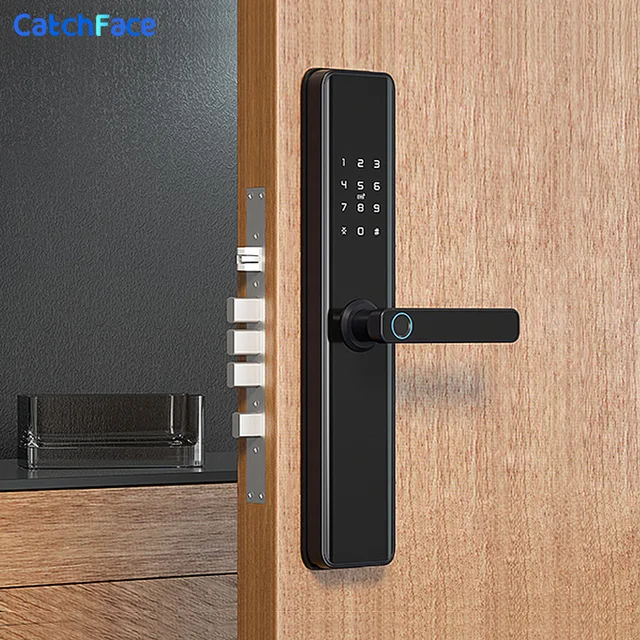 Tuya Smart Fingerprint Door Lock Smart Wifi APP Lock Bluetooth Unlock Security Intelligent Lock Biometric Electronic Door Lock 3