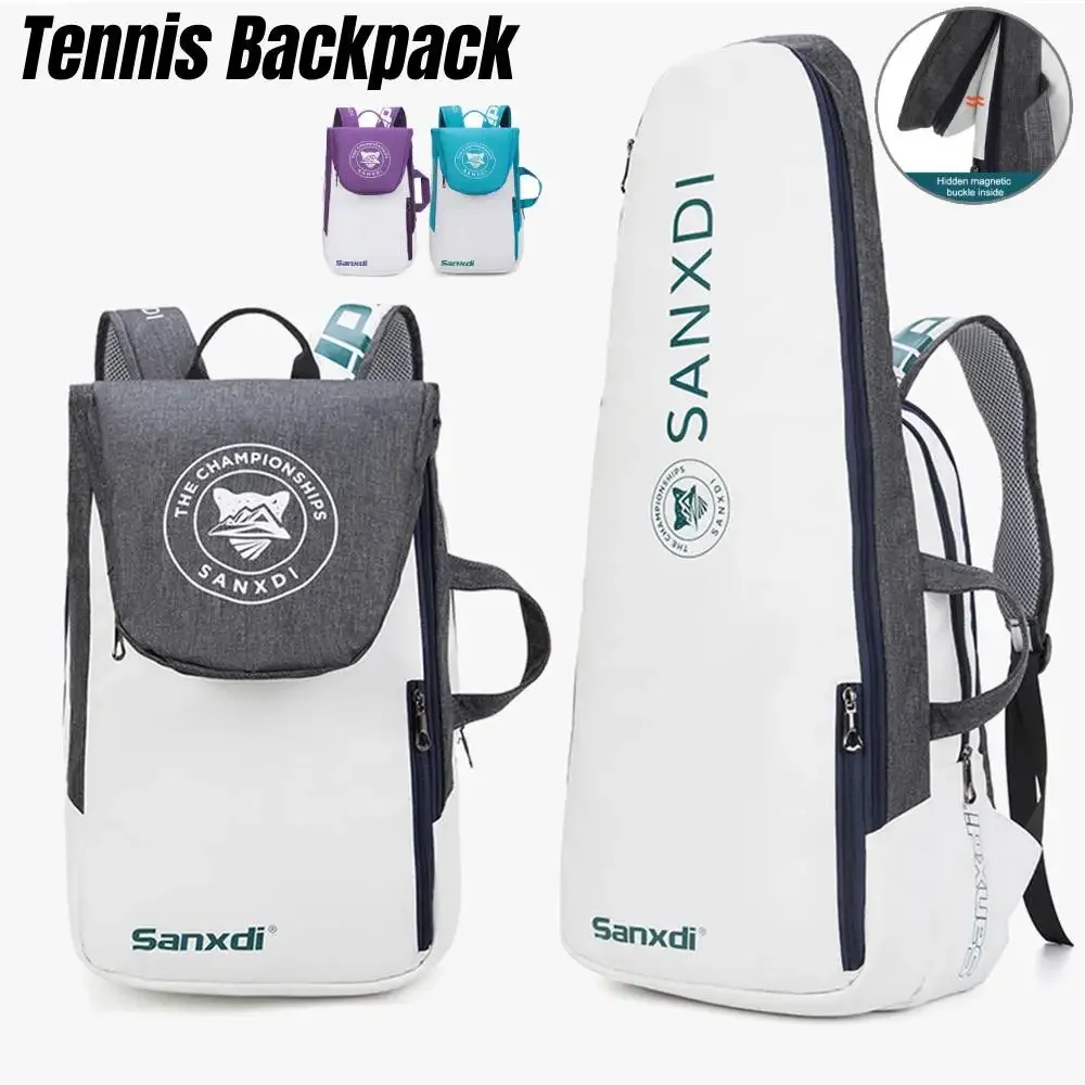 Large Tennis and Badminton Backpack for Rackets – Ideal for Tennis