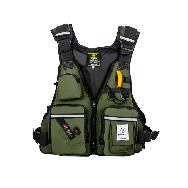 Fishing Life Jacket Buoyancy Vest Multi-pocket Lightweight Fly