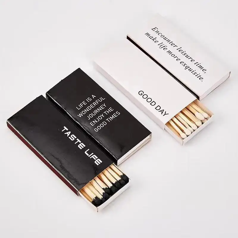 7.5CM Vintage Retro Creative Safety Wooden Long Match For Aromatherapy Candle