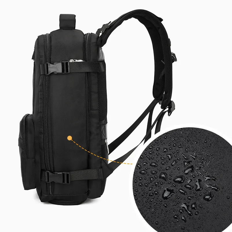 Backpack Men's High-End Business Trip Large Capacity 2024 New Student School Bag Work Clothing Computer Backpack