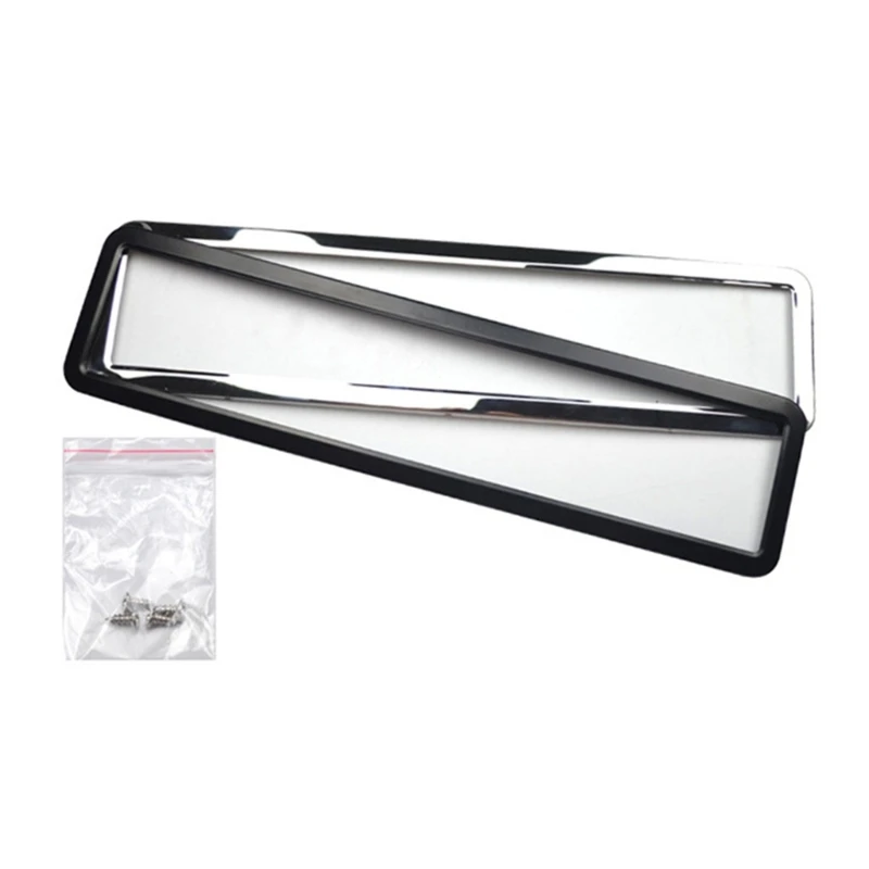 License Plate Frame Cover Anti-corrosion Bracket for EU Standard Carr Decoration license plate frame 50JA