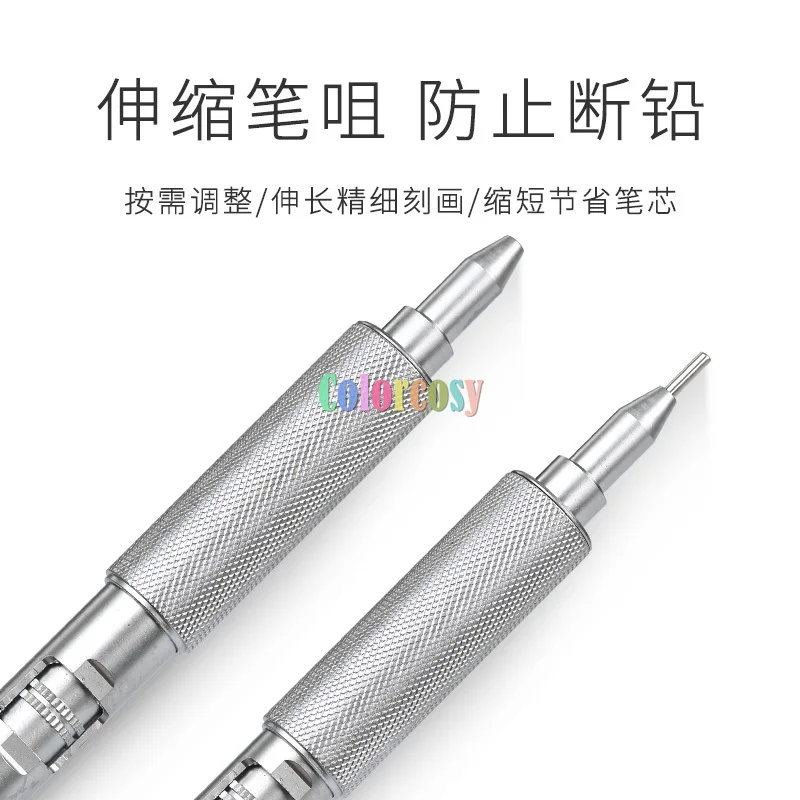 Ohto Super Promecha Drafting Pencil, 0.3/0.5/0.7/0.9mm, All