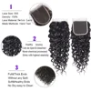 13x4 Water Wave Frontal Human Hair Brazilian Lace Frontal Closure Curly Deep Lace Frontal Closure Human Hair Virgin Hair Closure 3