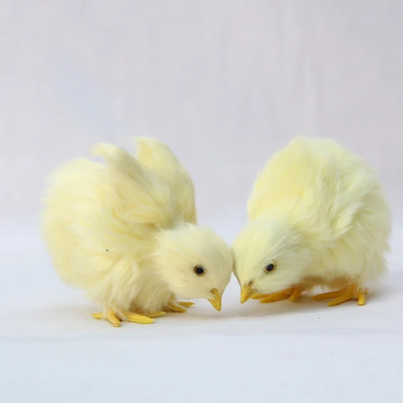

Realistic Chick Decoration Animal Doll Simulation Chick for Children Cognition Chicken Model Sound Soft Plush Toy Easter Gift