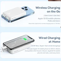 Baseus Power Bank 10000mAh Mini Magnetic Wireless Fast Charge Auto-wake For iPhone 16 15 14 13  Pro Max Magnetic Powerbank - Image 6
