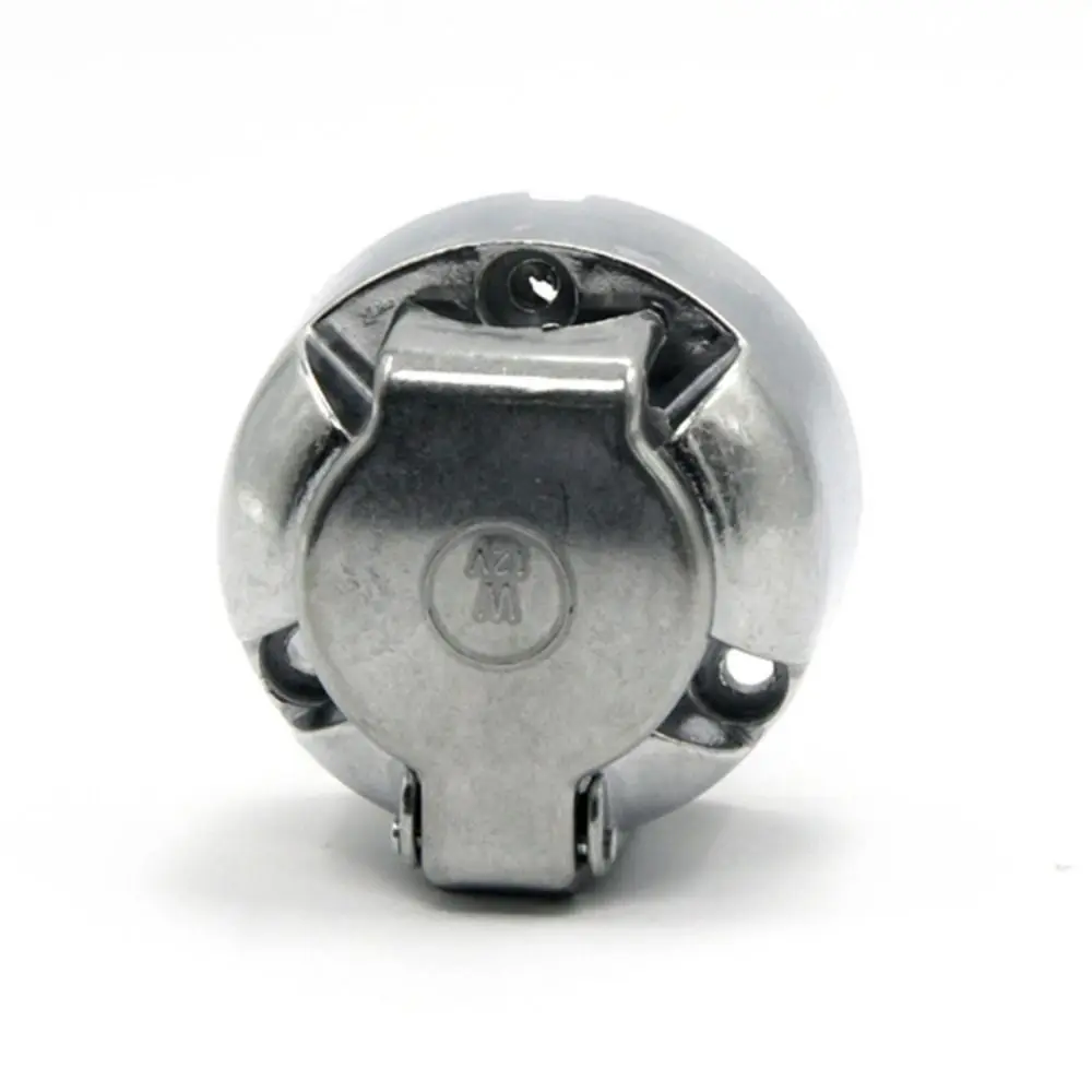 7-Pin Connector Trailer Socket Heavy-Duty Round Wiring Socket 12V Towbar Towing Caravan Truck Socket Car Accessories