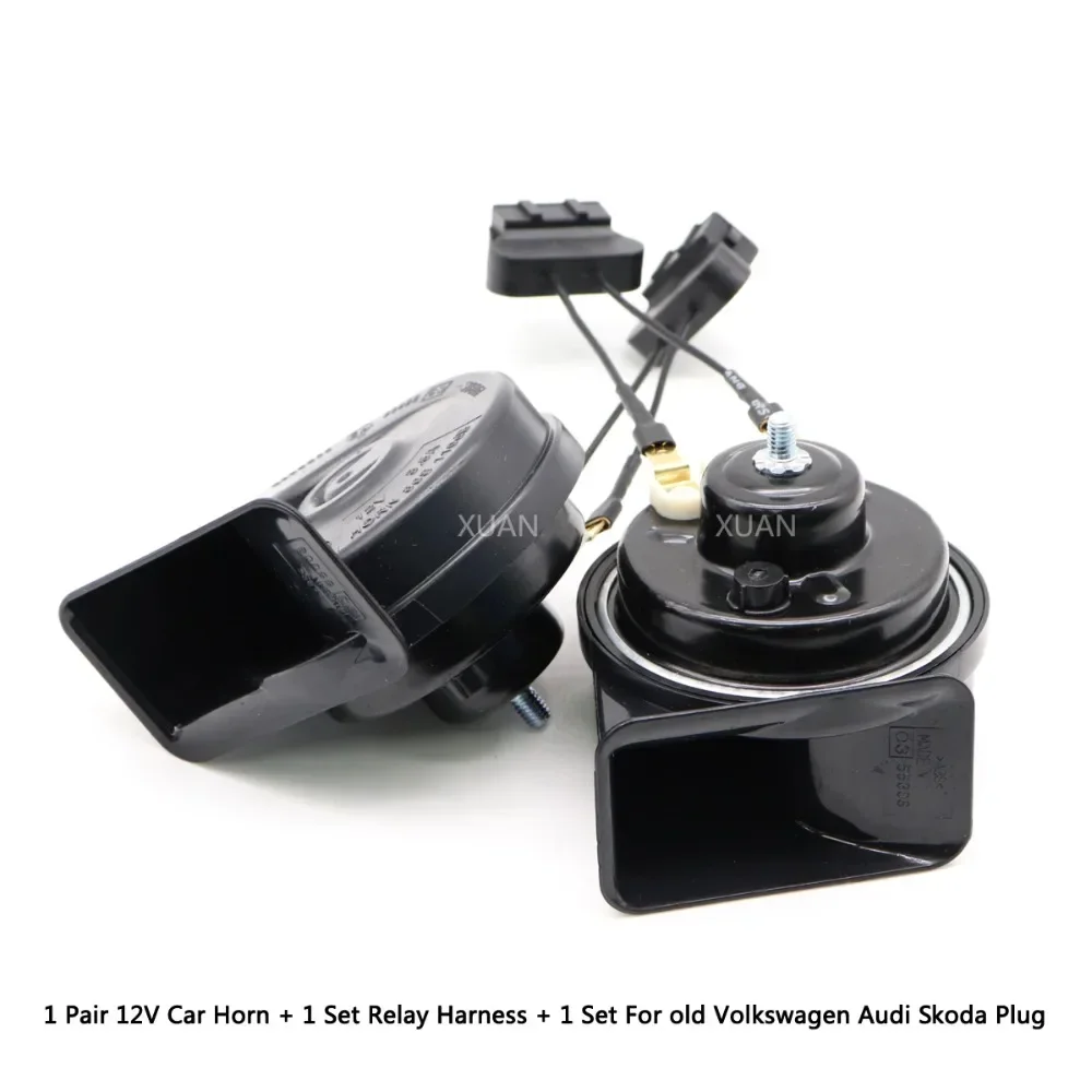 Car Auto Horn Snail Horn For old Volkswagen C-TREK T-Roc Tharu TAYRON T-Cross Audi S3 S4 S5 S6 S7 S8 SQ5 R8 RS 3 4 5 6 7