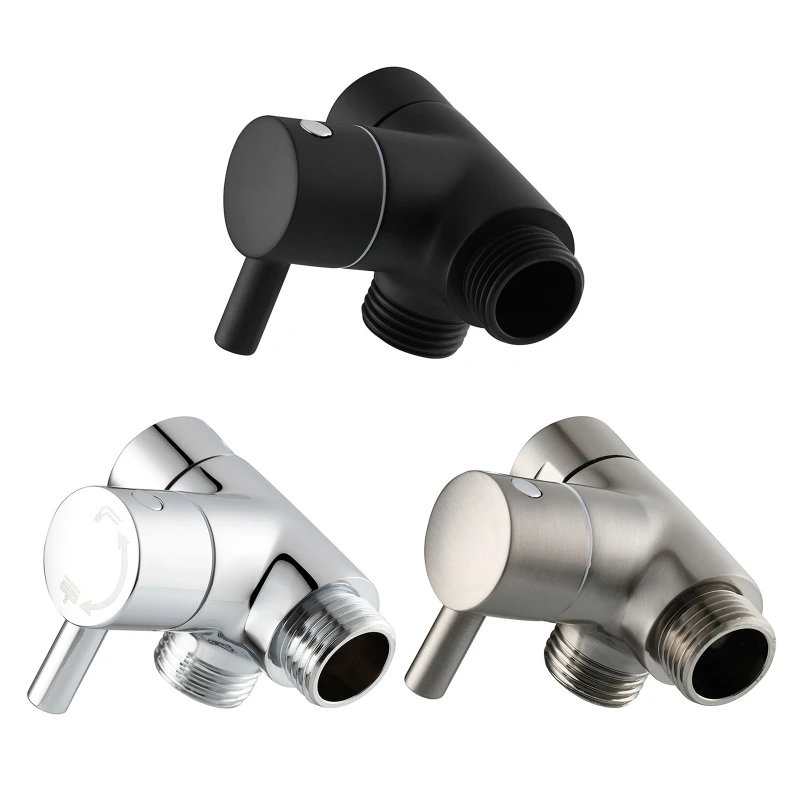 Solid Metal Shower Arm Diverter for T Adapter Connector Bathroom Facilities Replacement Part for Home Office Hotel G5AB