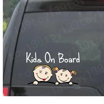Adesivo per auto divertente cartone animato carino decalcomanie per bambini per auto carrelli per auto finestrini per auto adesivo in vinile impermeabile