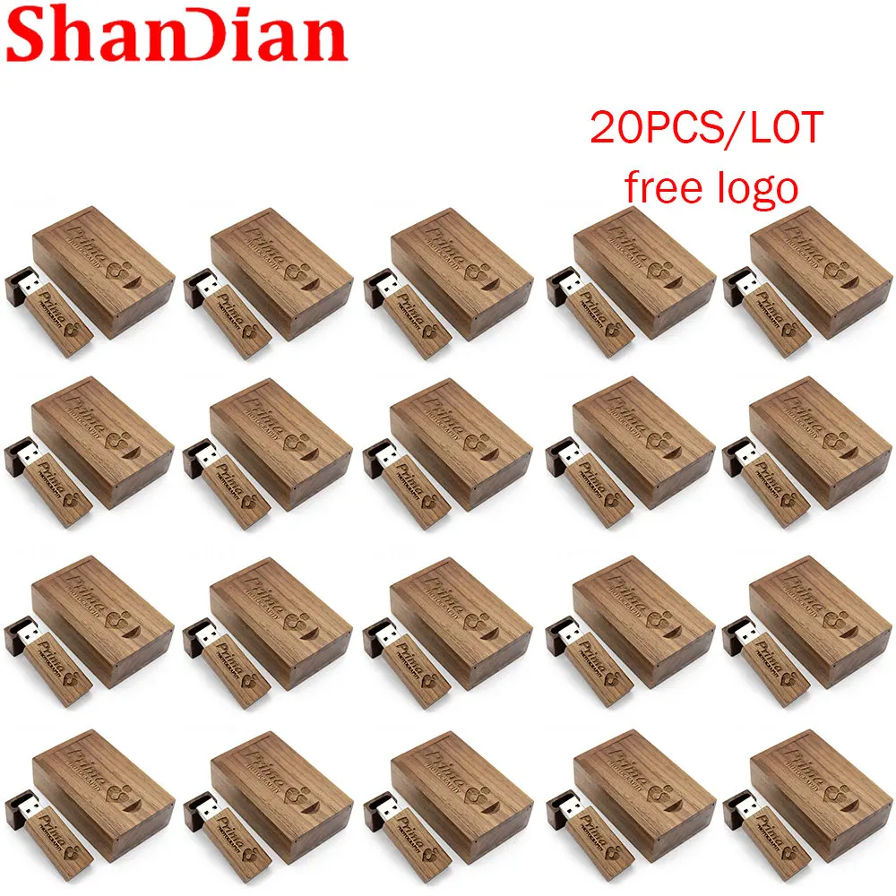 shandian-walnut-flash-drive-de-madeira-logotipo-personalizado-gratuito-pen-drives-maple-memory-stick-fotografia-presentes-usb-20-64gb-32gb-20pcs-muito