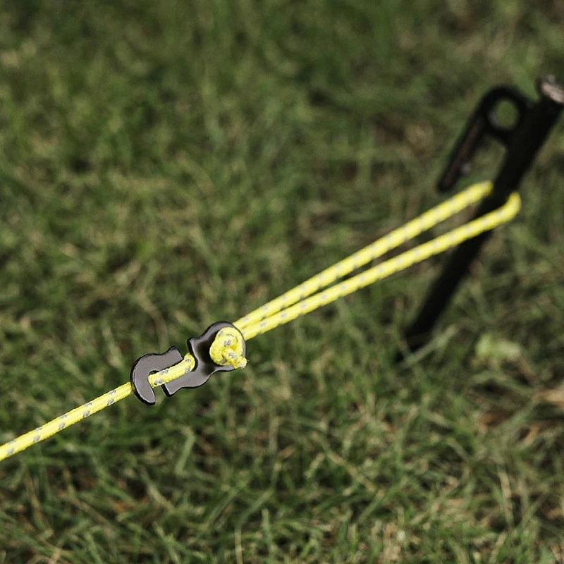 Camping Tent Accessories Adjustable Tent Rope Buckle S-type Tensioner Fastening Kit Outdoor Camping Tent Fixed