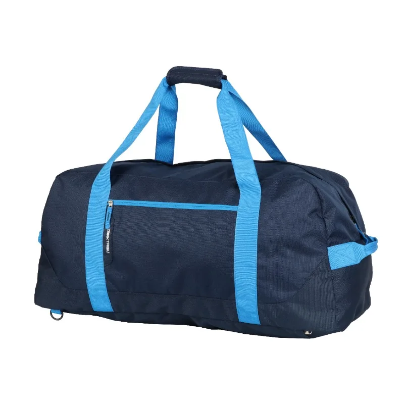 

90 Liter Camp Carry All Duffel, with Backpack Straps, Blue Polyester