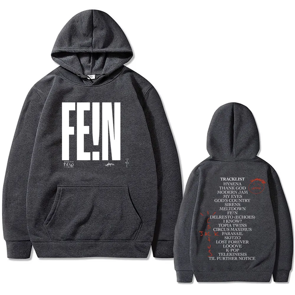 Fein Playboi Carti and Cactus Jack Utopia Print Hoodie Men Women Hip Hop Fashion Sweatshirt Male Harajuku Rap Oversized Hoodies