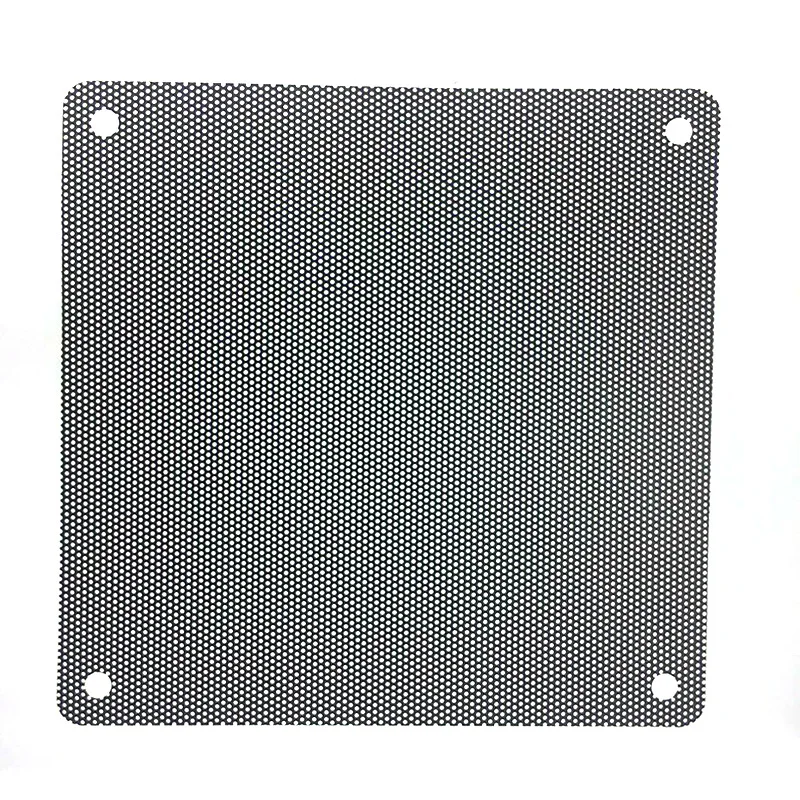 5PCS 6/7/8cm/9cm/12cm/14cm Cuttable Black PVC PC Fan Dust Filter Dustproof Case Computer Mesh Cooling Ultra Fine Dustproof Cover 120mm dustproof case fan dust filter guard grill protector cover pc computer