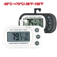 Thermomètre numérique pour chambre froide, grand écran LCD, étanche, thermomètre magnétique pour réfrigérateur, cuisine, maison 1