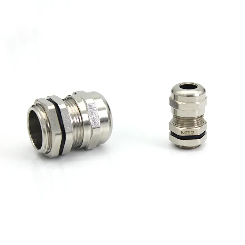 Waterproof Cable Gland brass Glands IP68 PG7 PG9 M12 M16 Metal Joint PG13.5 M24*1.5 Cable Fixing Seal Joint M20 PG11 PG19 M25
