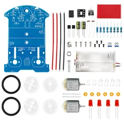 Beginner DIY Electronics Kit: Line - Following Robot (Parts)