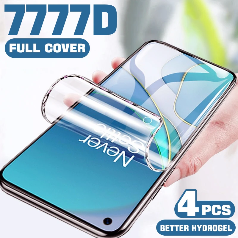 Гидрогелевая пленка 4 шт. протектор экрана для Samsung Galaxy A53 A52 A51 A50 A32 A12 S22 Ultra S21 Fe M21 M31