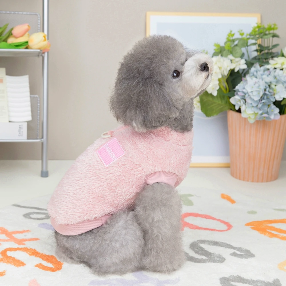 Title 4, Fleece Pet Clothes Warm Dog Vest Coat Pullover ...