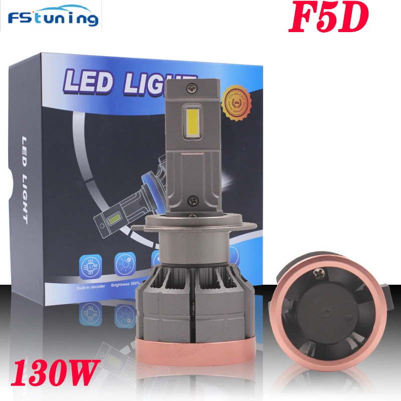 F5d 130W H4 Led Bulb Light 13000lm Auto LED Headlights Bulb Fog Light Car LED Headlamp Kit led car lights led lights led bulbs led headlights led car headlights car headlamps