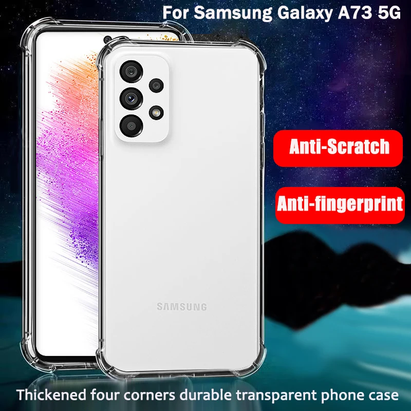 Custodia Trasparente Per Samsung Galaxy A73 5G Custodie Originali Per Samsung A73 5G Cover Protettiva Per Galaxy A73 5G Funda Thin Coque