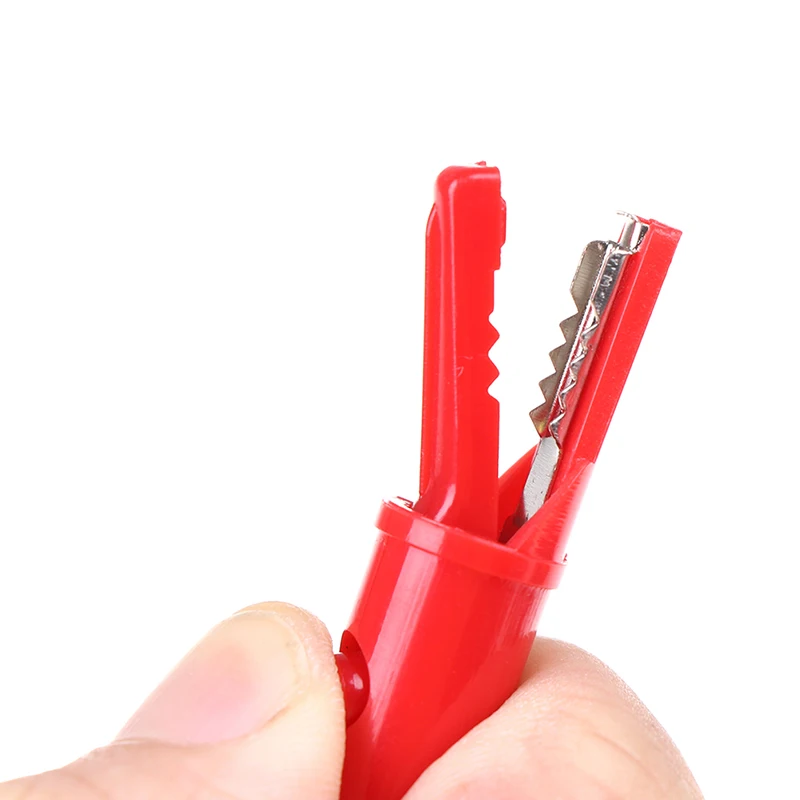 Push Button Type Full Protective Alligator Clip For Professional Multimeter 2Pcs,push button switch,digital multimeter probe,banana plug alligator clip cable