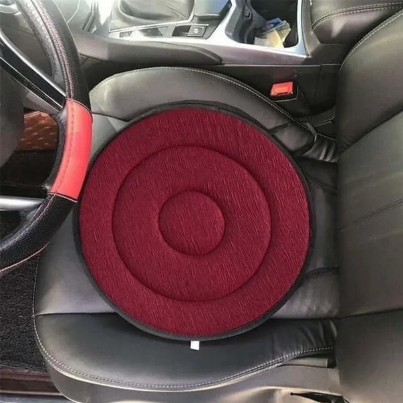 360&deg; Rotating Seat Cushion Car Seat Aid Chair Revolving Cushion Rotation Auto Memory Foam Pad Mat