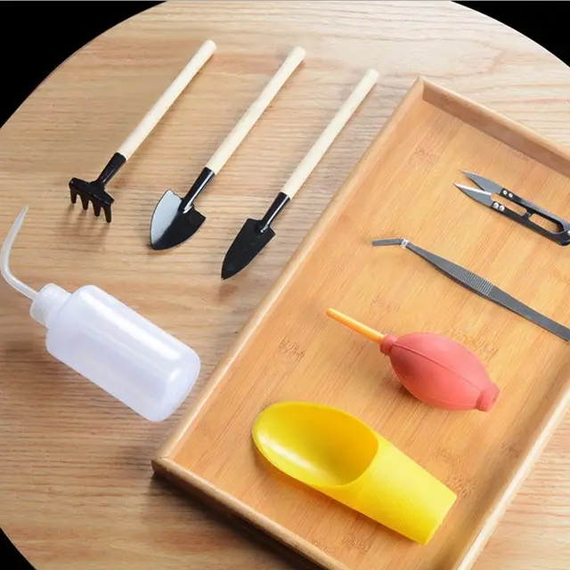 Zamatos Növényi Ültetési Eszközök Kombinációja Kombinált Virágnövelés Mini Kertészet - Image 2