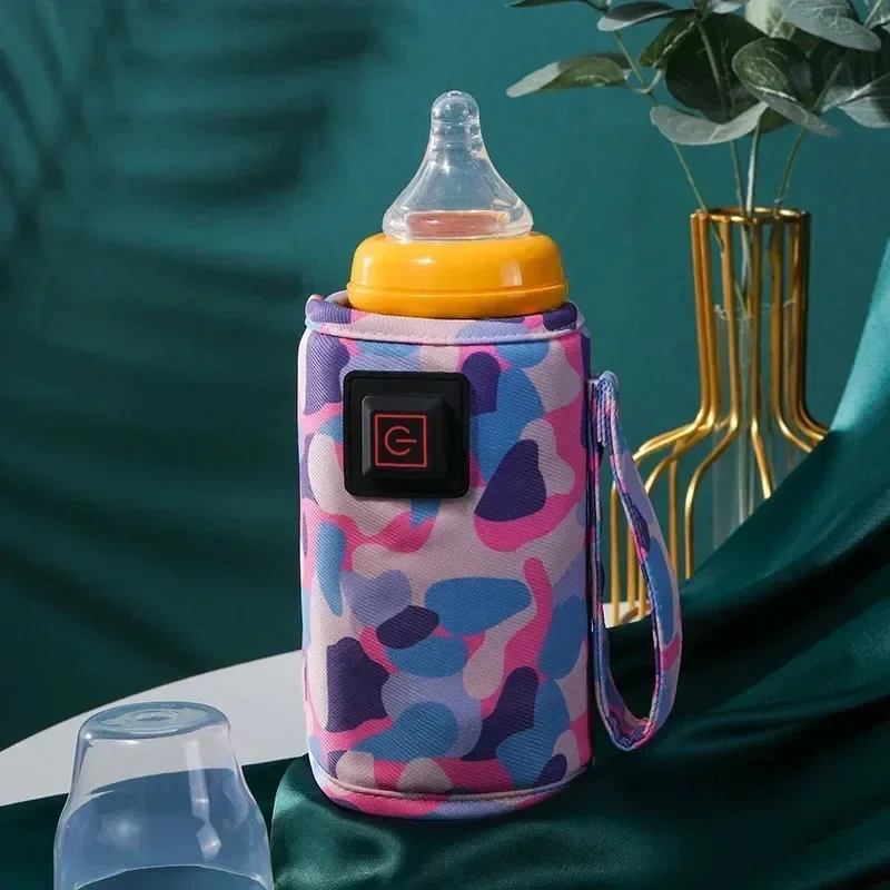 Baby Bottle Warmer Feeding Bottle Heat Keeper Travel Warmer Cover Baby Nursing Milk Water USB Heater Outdoor baby bottle insulation bag milk insulation bag baby bottle heater baby bottle insulation sleeve