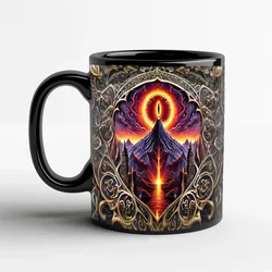 Cinematic Passion Ceramic Mug - Creative Drinkware - 330ml (Black)
