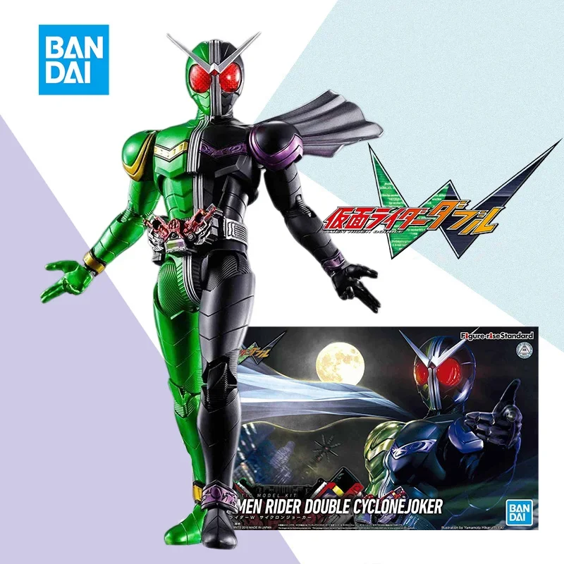 

Фигурка FRS-rise, стандартная фигурка Bandai Kamen Rider, двойной циклонджокер, фигурка Aninm в сборе, оригинальная коробка, модель, игрушки в подарок