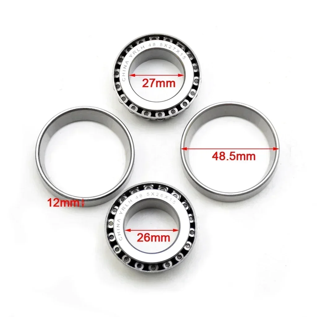 27X48.5X15 26X48.5X15 48.50 mm 48.5*26*15 48.5*27*15 STEERING HEAD BEARING TAPER Roller PIT FOR HONDA MSX125 Motorcycle