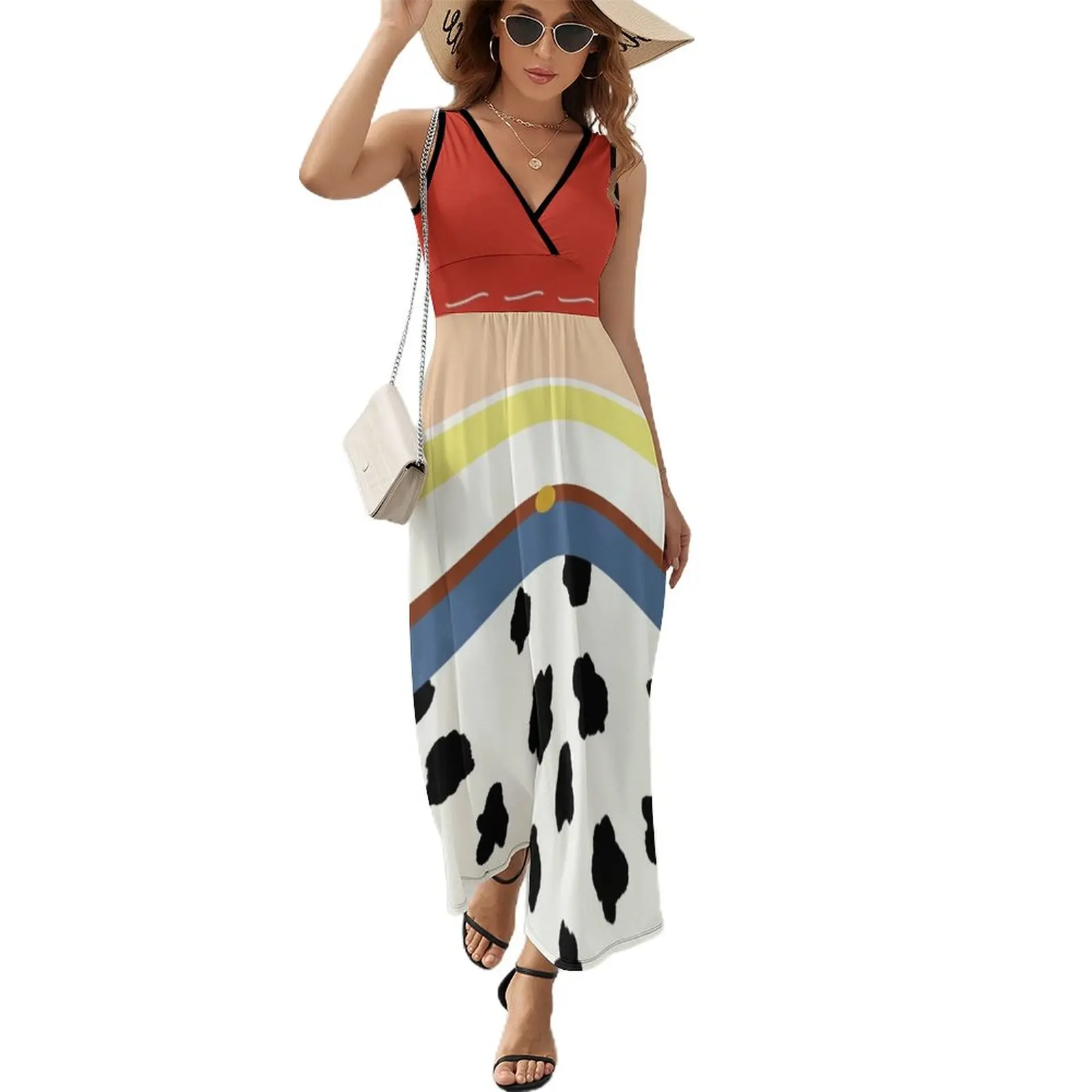 

The Yodeling Cowgirl Sleeveless Dress dress luxury women's party dress evening prom Party dresses