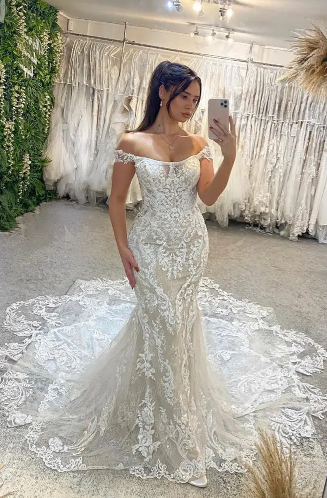 

Lakshmigown Lace Wedding Dresses Mermaid
