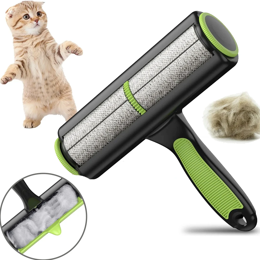 CatandDogsGreenCleaningBrushPetRemovesHairsFurRemoving