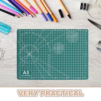 A5 Cutting Mat Double Sided Self Healing Cutting Board Scrapbooking Craft Mat with Metric Grids for Sewing Hobby Arts Crafts 2