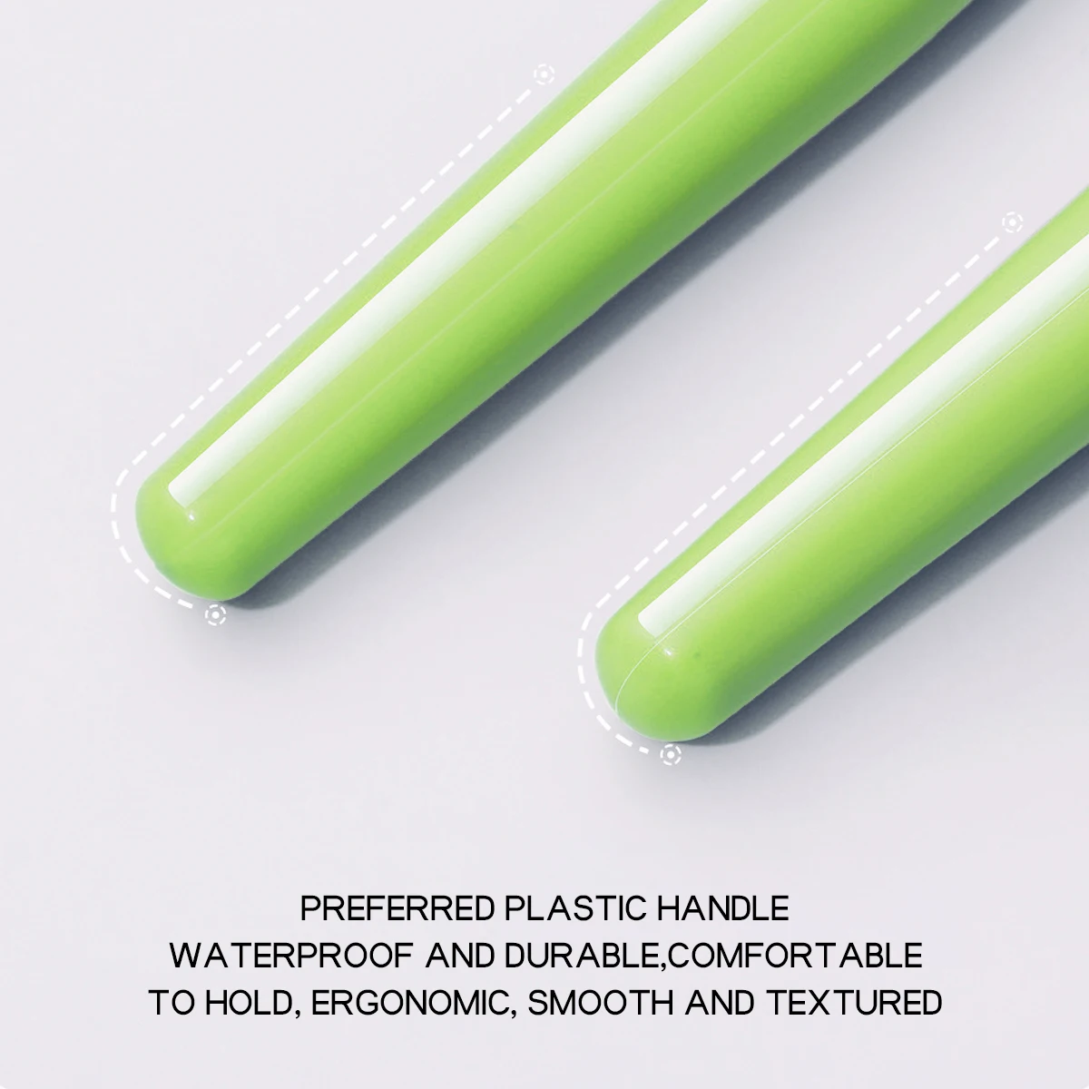 12PCS Multifunctional Fluorescent Green Makeup Brush Set Professional Makeup Tool Combination Set for Foundation Blush Eyeshadow